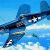 Vought F4u Corsair War Aircraft diamond painting