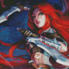 Warrior Katarina diamond painting