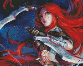 Warrior Katarina diamond painting