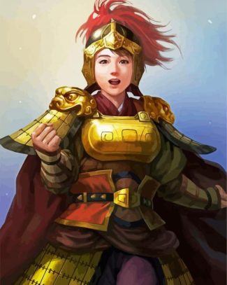 Warrior Cute Lady diamond painting