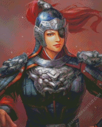 Warrior Lady diamond painting