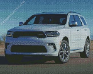 White Durango diamond painting