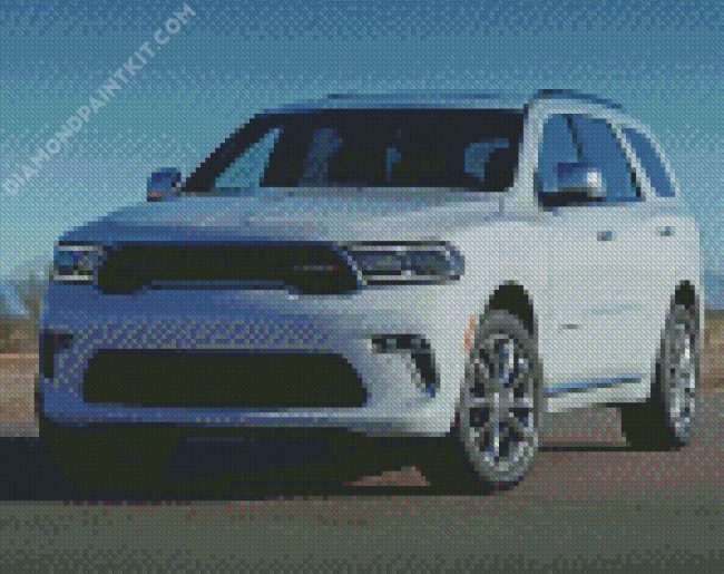 White Durango diamond painting