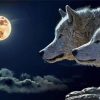 Wolves Full Moon diamond painting