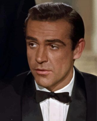 Young Sean Connery Actor diamond painting