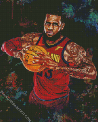 Lebron James Art diamond painting