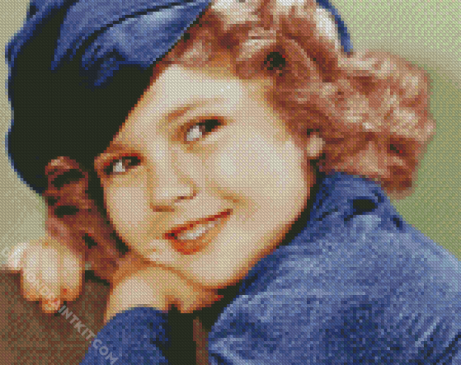 Vintage Shirley Temple diamond painting