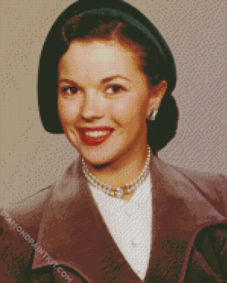 Shirley Temple diamond painting