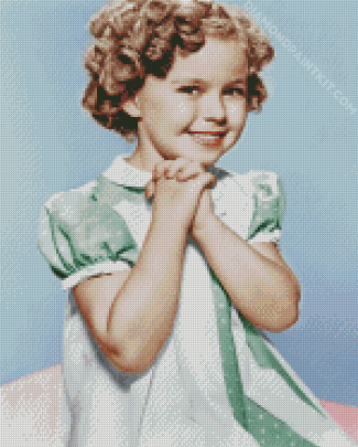 Adorable Shirley Temmple diamond painting diamond painting