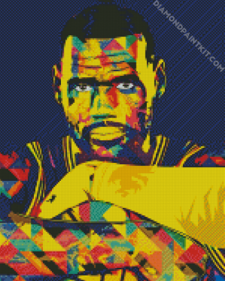 Aesthetic Lebron James diamond painting