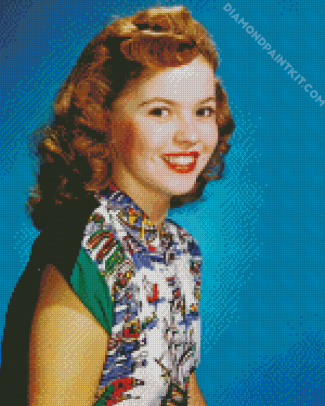 Beautiful Shirley Temple diamond painting