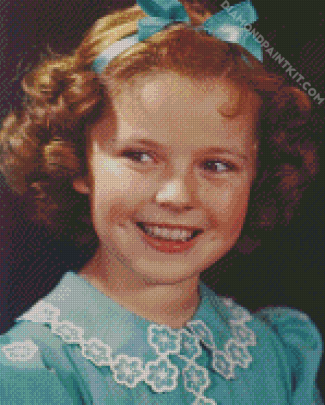 Cute Shirley Temple diamond painting