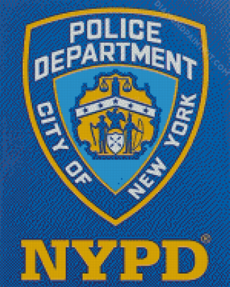 NYPD Logo diamond painting