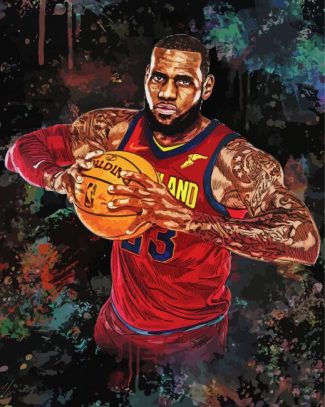 Lebron James Art diamond painting