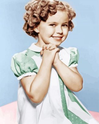 Adorable Shirley Temmple diamond painting diamond painting