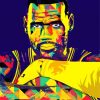 Aesthetic Lebron James diamond painting