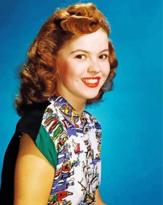 Beautiful Shirley Temple diamond painting