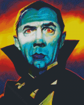 Aesthetic Bela Lugosi diamond painting