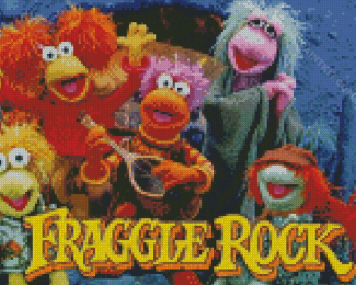 Aesthetic Fraggle Rock diamond painting