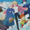 Howls Moving Castle Ghibli diamond painting