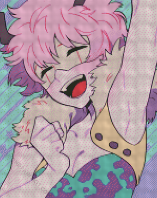 Mina Ashido diamond painting