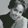 Monochrome Diahann Carroll diamond painting