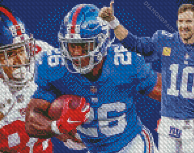 NY Giants Football Players diamond painting