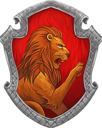 Gryffindor diamond painting