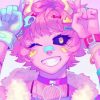 Cute Mina Ashido Paint by Numbers