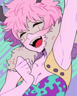 Mina Ashido diamond painting