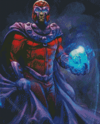 Magneto Illustration diamond paintig