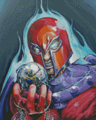 Magneto Marvel diamond paintig