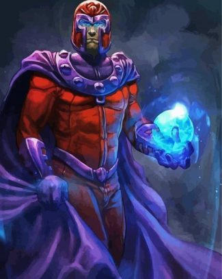 Magneto Illustration diamond paintig