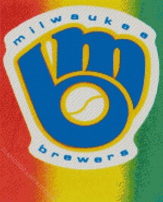 Milwaukee Brewers diamond paintig