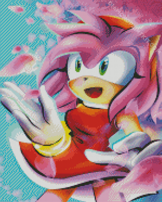 Cool Amy Rose diamond paintig