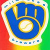 Milwaukee Brewers diamond paintig