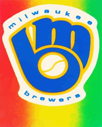 Milwaukee Brewers diamond paintig