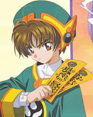 Aesthetic Syaoran Li diamond paintig