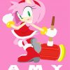 Aesthetic Amy Rose diamond paintig