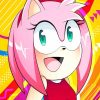 Amy Rose diamond paintig