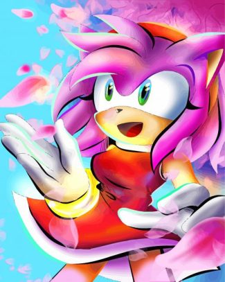 Cool Amy Rose diamond paintig