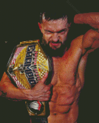 The Wrestler Finn Balor diamond paintig