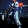 Aesthetic Robocop diamond paintig