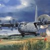 C130 Airplane diamond paintig