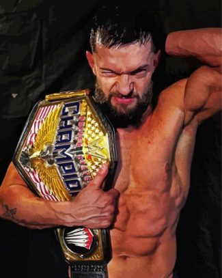 The Wrestler Finn Balor diamond paintig