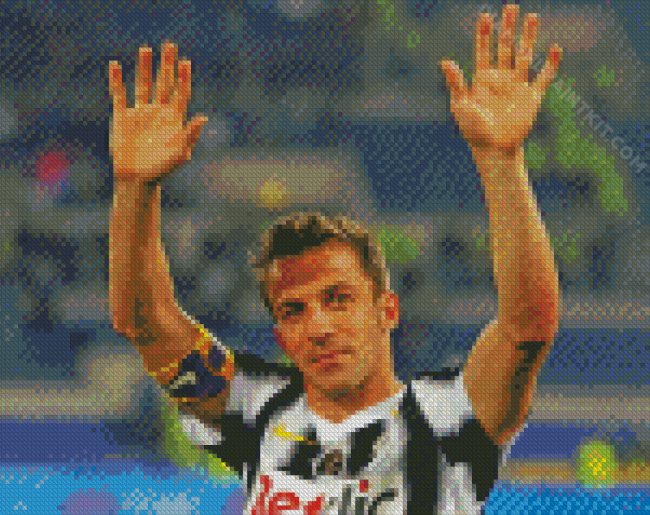 Alessandro Del Piero diamond paintig