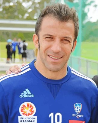 Aesthetic Alessandro Del Piero diamond paintig