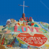 Salvation Mountain diamond paintig