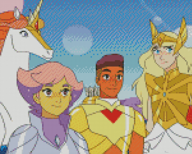 Aesthetic Shera Princesses Of Power diamond paintig