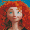 Cute Merida diamond paintig